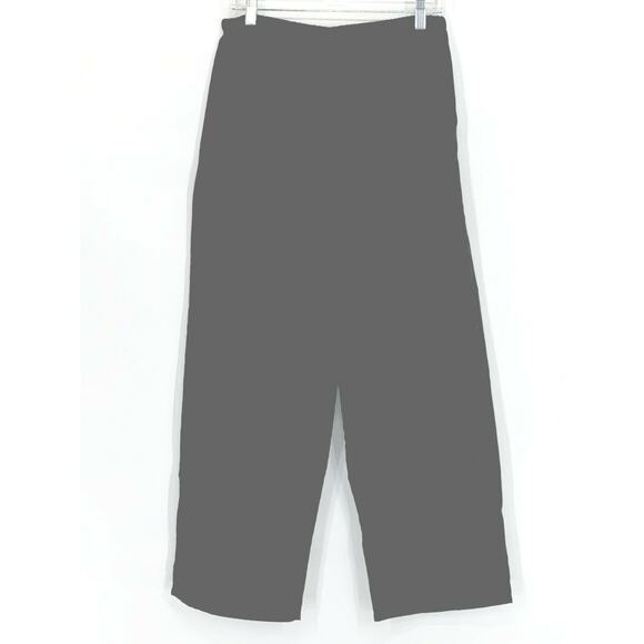 Women’s Black Snowflake Embroidered Pants Size Medium - Picture 1 of 4